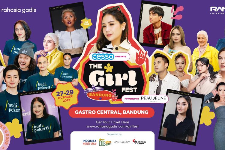 The Girl Fest Berlanjut Roadshow ke Bandung Hadirkan Nagita Slavina, Chelsea Islan dan Sederet Artis Ternama