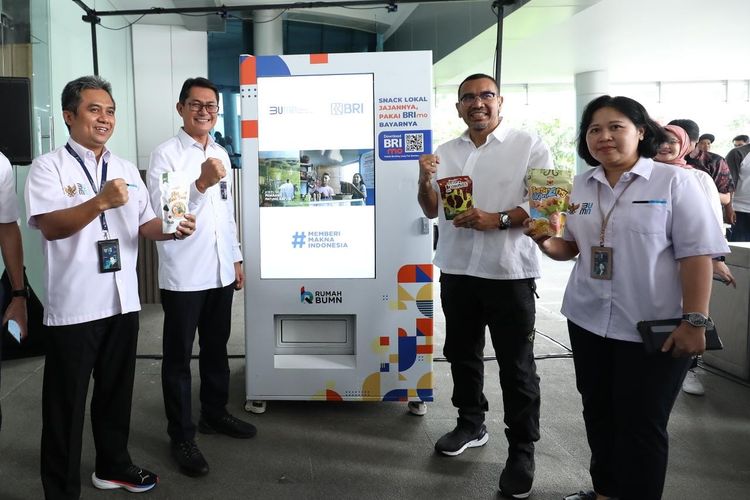 Pemasaran UMKM Lebih Mudah dengan Vending Machine, Kolaborasi Kementerian BUMN RI dan BRI