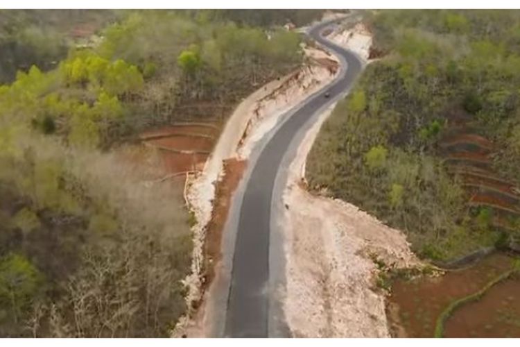 JJLS Ruas Tepus – Jerukwudel Gunungkidul Siap Dilewati, Begini Wujud Jalan yang Habiskan Anggaran Rp267 Miliar