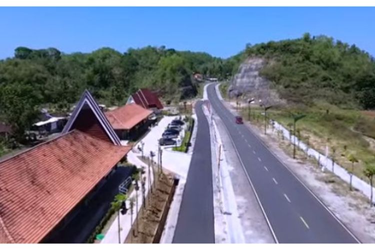 Wajib Mampir! Rest Area Terbaik di JJLS Pansela Gunungkidul Yogyakarta Ini Punya Konsep Unik