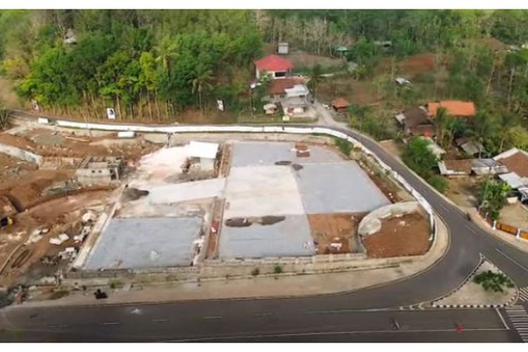Telan Dana Rp7,26 Miliar, Ini Progres Proyek Parkir Wisata Nglanggeran yang Terkoneksi Exit Tol Jogja-Solo