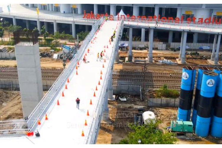 Habiskan Dana Rp95 Miliar, Begini Wujud JPO JIS – Ancol yang Selesai Dibangun Sebagai Fasilitas Piala Dunia U-17