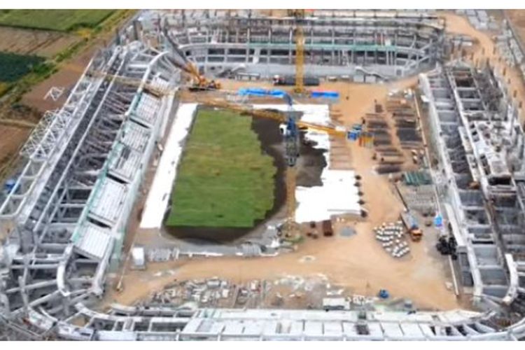 Update Proyek Rp150 Miliar Stadion Gelora Daha Jayati Kediri, Begini Progres Pembangunan Bakal Kandang Persik