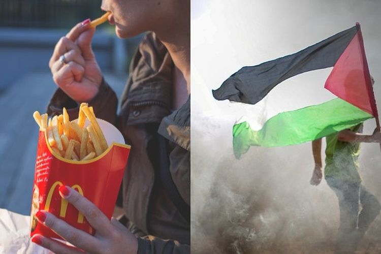 Kena Seruan Boikot Produk, McDonald’s di Indonesia Buat Dekorasi Berkonsep ‘Free Palestina’