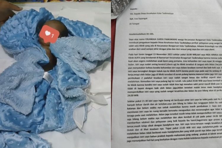 Pelayanan Buruk Klinik di Tasikmalaya Diduga Sebabkan Bayi Baru Lahir Meregang Nyawa, Keluarga Tak Tinggal Diam!