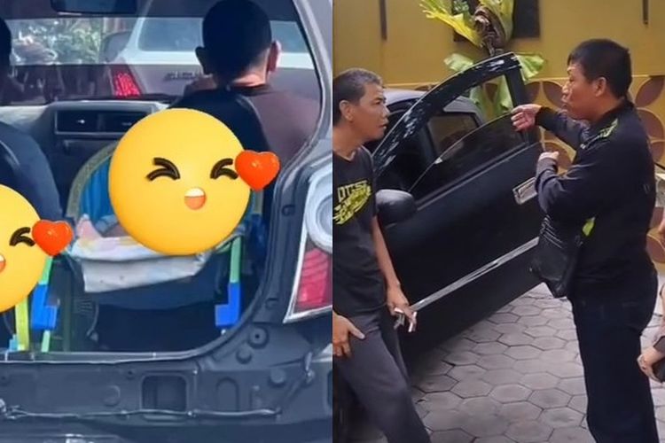 Viral! Pengemudi Mobil Tanpa Pintu Angkut Dua Bayi, Kini Diamankan Pihak Polres Surakarta