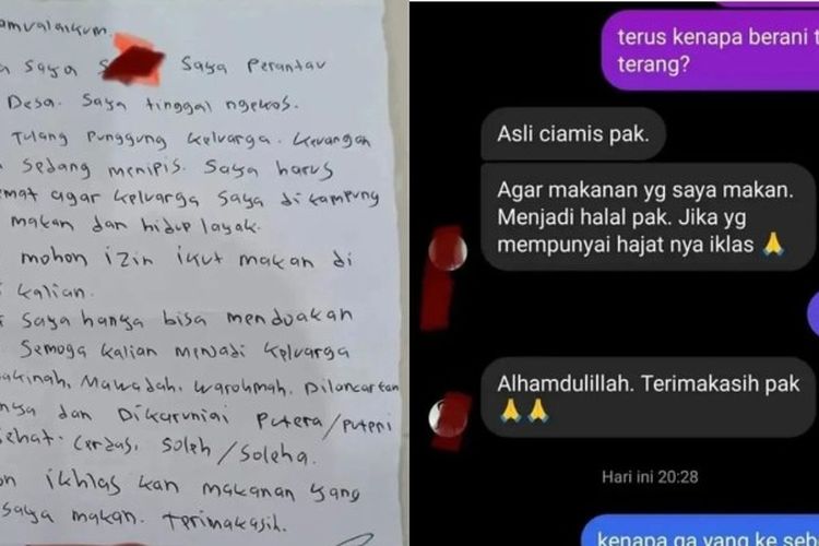 Respect! Perantau Ini Numpang Makan di Acara Pernikahan Orang Gak Dikenal Cuma Bawa Amplop Isi Pesan