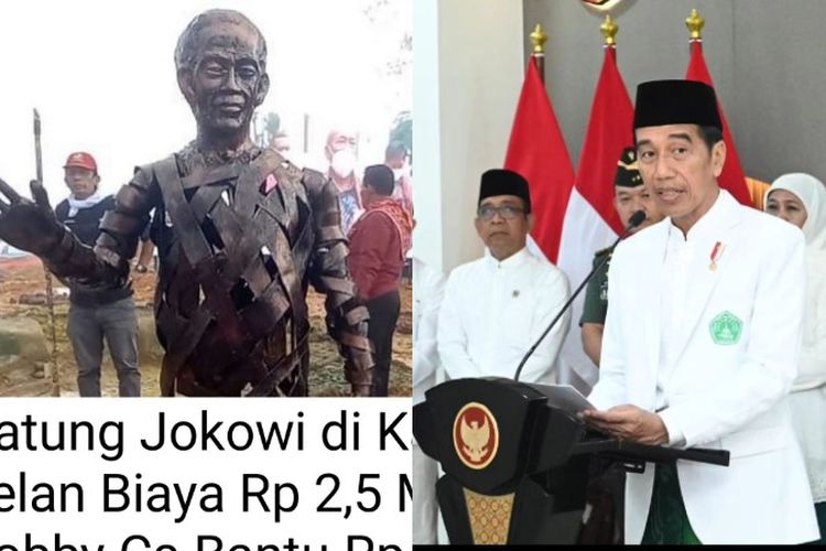 Patung Jokowi di Karo Sumatera Utara Senilai Rp2,5 Miliar Dianggap Buang-buang Duit, Bentuknya Bisa Diubah?