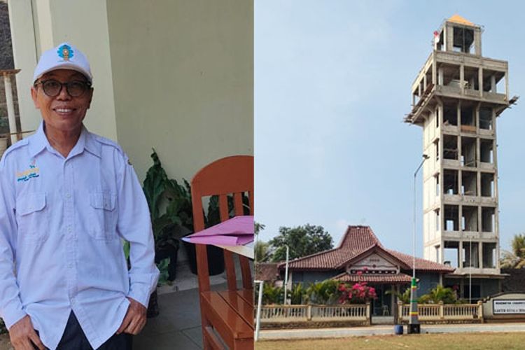 Kisah Haji Untung yang Viral Bangun Kantor Desa 8 Lantai Pakai Uang Pribadi, Habiskan Rp1,5 Miliar Demi Ini
