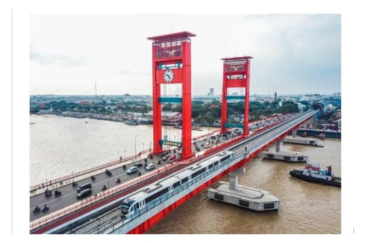 Belum Banyak Diketahui! Jembatan di Palembang Sepanjang 1.117 m Ini Dulunya Bukan Bernama Ampera, Melainkan…