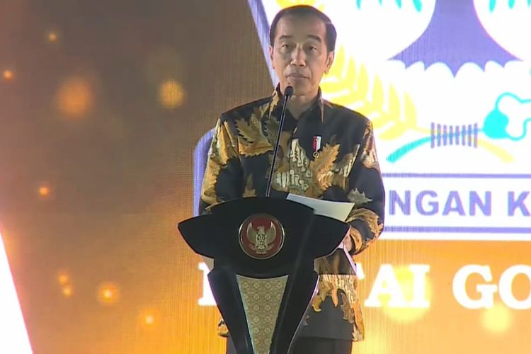Ikut Ramaikan HUT ke-59 Partai Golkar, Jokowi Soroti Banyaknya Drama dan Pertarungan Perasaan di Tanah Air