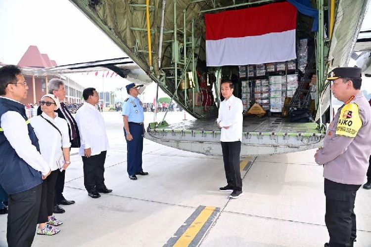 3 Pesawat Indonesia Kirim Bantuan Kemanusiaan ke Warga Gaza di Palestina Via Mesir Sebanyak 51,5 Ton, Berupa…