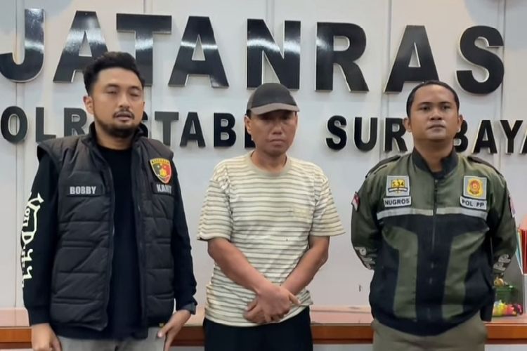 Ngamuk dan Paksa Minta Uang Rp5 Ribu, Pengemis Viral di Surabaya Akhirnya Ditangkap Polisi, Bagaimana Nasibnya?