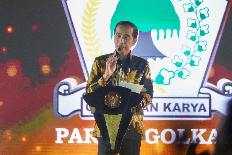 Beri Sambutan di HUT ke-59 Golkar, Jokowi Sebut Politik Tahun Ini Terlalu Banyak Drama, Sengaja Sindir PDIP?