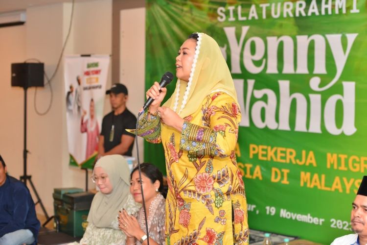Kunjungi PMI di Malaysia Guna Silaturahmi, Yenny Wahid Ungkap Keunggulan Pasangan Ganjar-Mahfud Soal Penegakan Hukum