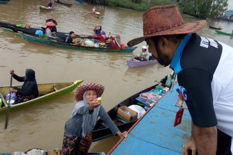 3 Jam dari Banjarmasin, Pasar Apung di Kalimantan Selatan Ini Masih Berlakukan Sistem Barter
