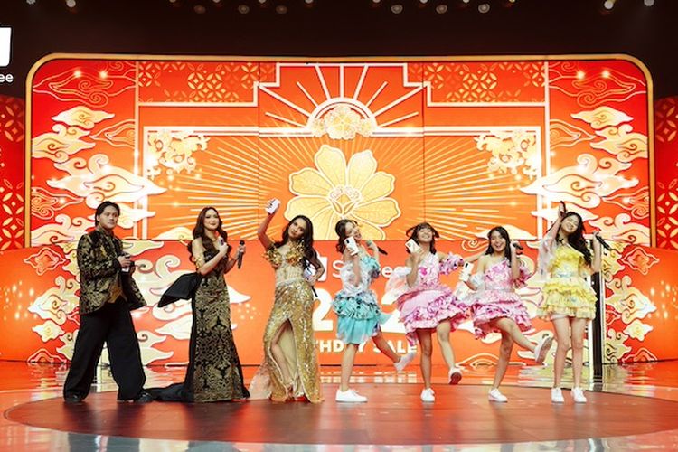 Potret Puncak Kemeriahan Shopee 12.12 Birthday Sale TV Show Bersama JKT48 dan Deretan Artis Ternama Tanah Air