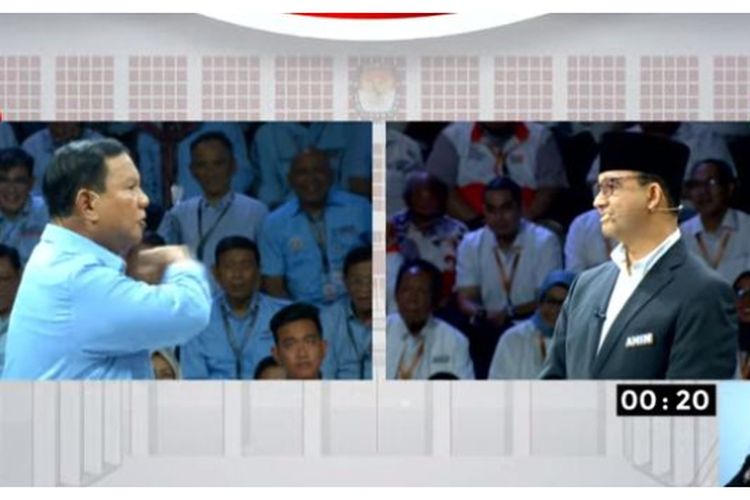Debat Capres Panas! Anies Baswedan Tikam Prabowo Telak, Sebut Menhan Tak Tahan Jadi Oposisi dan Singgung soal Bisnis hingga Kehormatannya