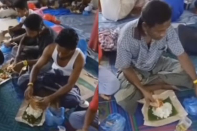 Para Pengungsi Rohingya di Aceh Diberi Makanan Bergizi, Warganet Bandingkan dengan Makanan Program Pencegah Stunting di Tanah Air