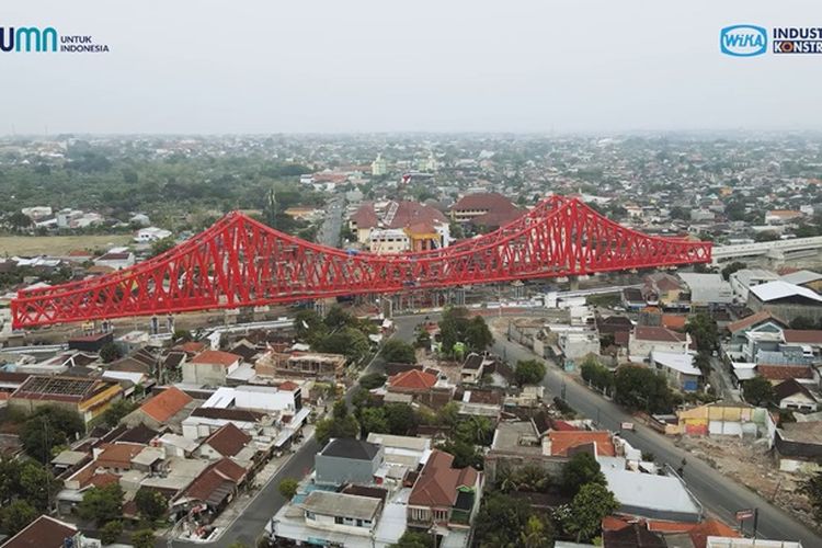 Anggarannya Rp280 Miliar, Jembatan Kereta Solo Balapan-Kadipiro Dibangun Pakai Teknologi Tak Biasa