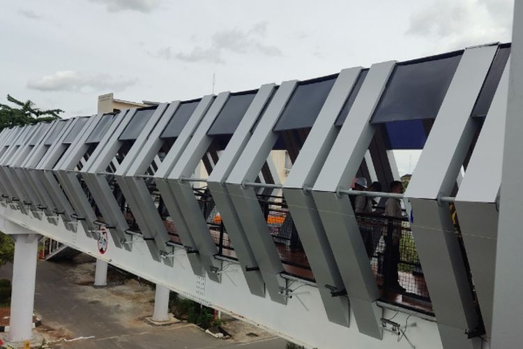 Visualnya Futuristik, JPO Pertama di Banjarbaru Kalimantan Selatan Ini Sempat Tuai Kritikan Gegara Biayanya Terlalu Jumbo, Ternyata Habis Segini