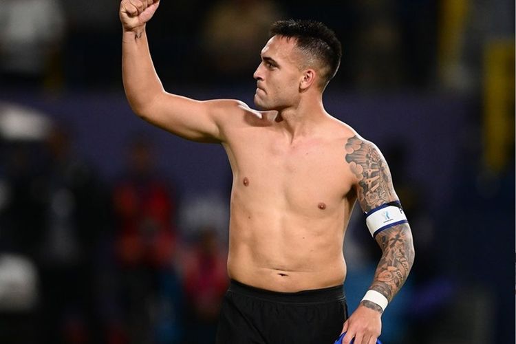 Lautaro Martinez Beri ‘Kuliah 7 Menit’ ke Koleganya Usai Jadi Pahlawan Inter Milan Raih Trofi Piala Super Italia 2023-2024
