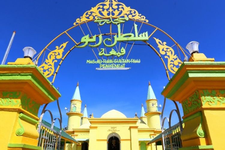 Terbuat Dari Putih Telur, Masjid Raya di Tanjungpinang Ini Dipermak Cantik Pemprov Kepulauan Riau, Biaya Pugar Sedot Dana Jumbo hingga…