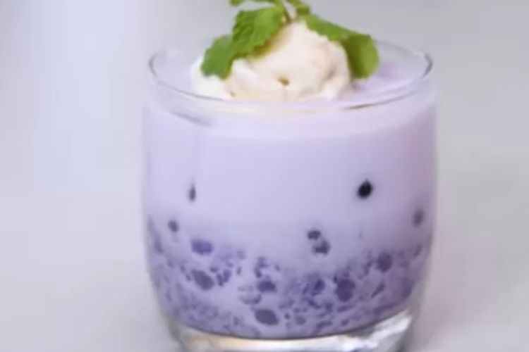 Ide Jualan Es Taro Latte, Modal Cuma Rp 6.400 dan Bisa Jadi Takjil Buka Puasa