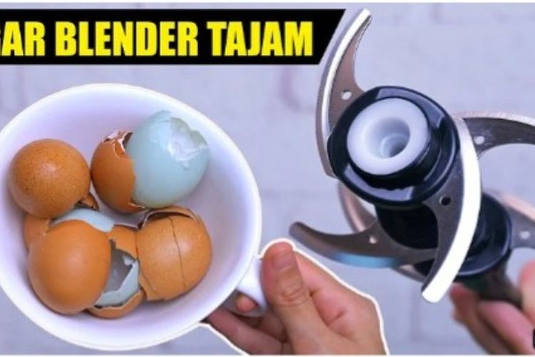 Trik Mudah Tajamkan Pisau Chopper dan Blender Pakai Aluminium Foil, Simak Tata Caranya