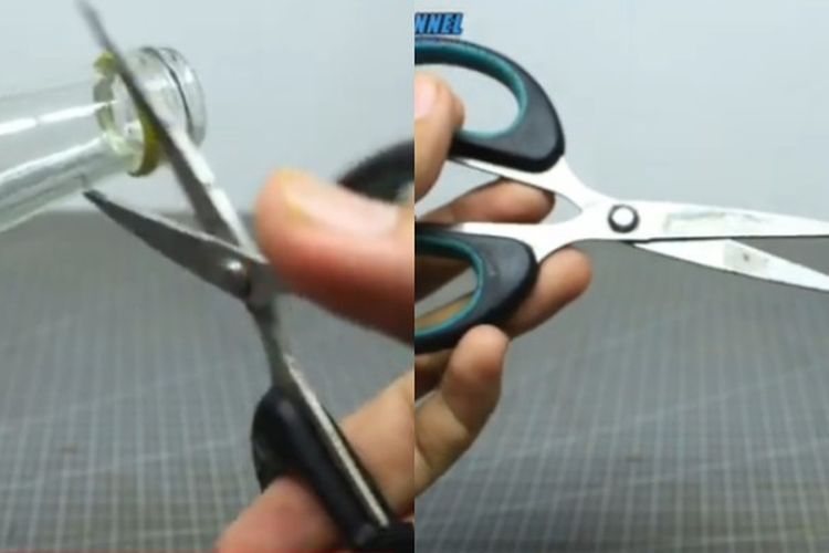 Tumpul dan Berkarat? Begini Cara Menajamkan Gunting Setajam Silet, Cuma Pakai Odol dan Botol Kaca Bekas!