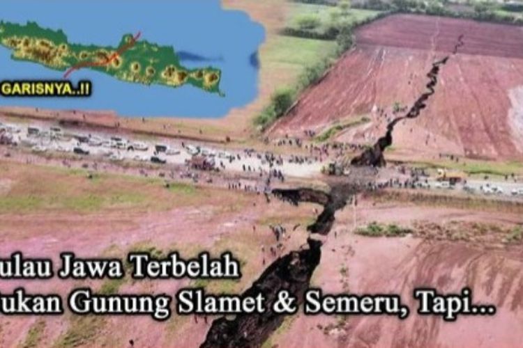 Skenario Terbelahnya Pulau Jawa Jadi 2 Bagian, Berawal dari Bencana Mega Dahsyat