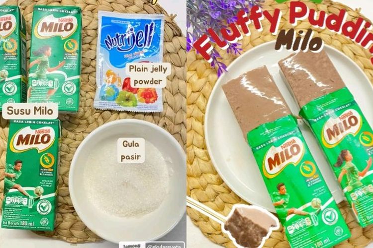 Bisa Jadi Ide Jualan, Ini Resep Praktis Puding Milo yang Cocok untuk Takjil Buka Puasa