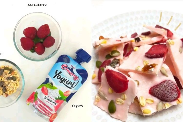 Cuma Pakai 3 Bahan Saja, Begini Resep Camilan Sehat Frozen Yoghurt yang Praktis dan Enak
