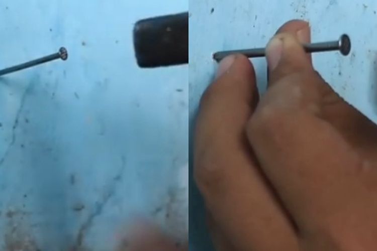 Ternyata Cuma Begini, Inilah Cara Memaku Tembok yang Keras, Dijamin Anti Bengkok!