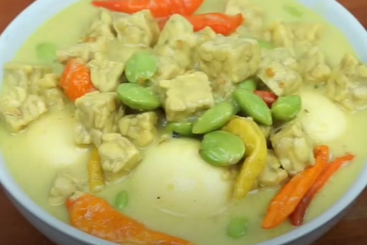 Resep Tempe Telur Berkuah Santan, Perpaduan Lauk Simple Untuk Sahur Yang Enak dan Murah Meriah