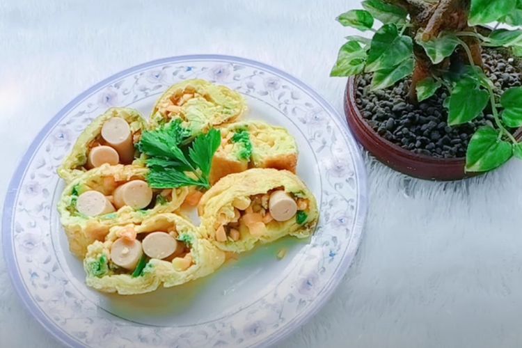 10 Menit Jadi! Ini Resep Telur Gulung Sosis Andalan Menu Sahur Simpel Tapi Menggugah Selera