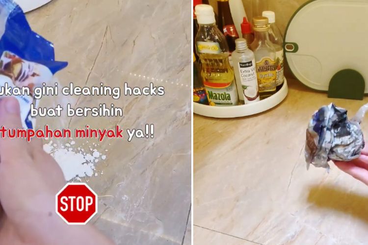 Cleaning Hacks! Tips Membersihkan Minyak Tumpah Dengan Bahan Eco-Friendly, Dijamin Lebih Efektif Dari Tepung