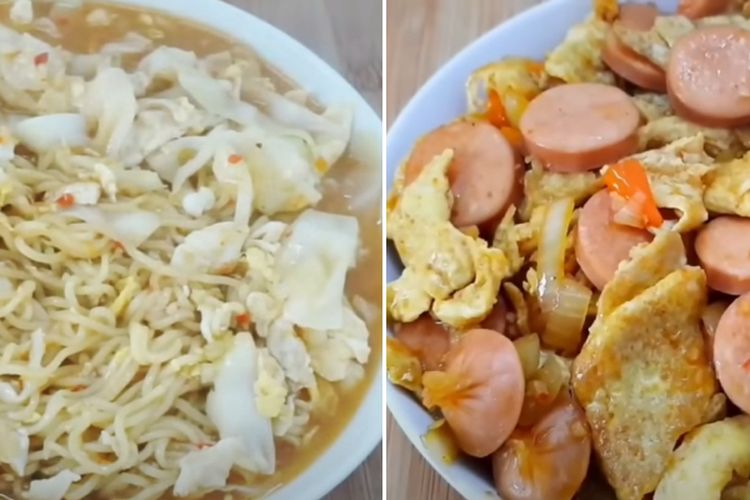 Bikin Anak Semangat Bangun Sahur, Coba Resep Praktis Tumis Telur Sosis dan Mie Tek Tek Kuah, Dijamin Cocok Jadi Menu Ramadhan Keluarga
