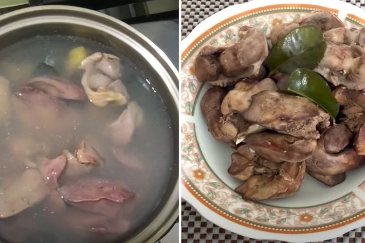 Anti Bau Amis Tanpa Direndam, Begini Cara Merebus Jeroan Ayam yang Benar Dengan Bumbu Dapur Sederhana Ini