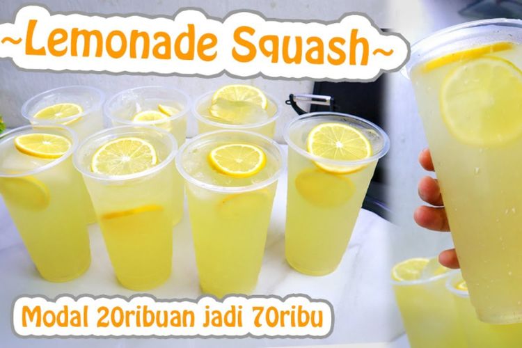 Rasa Seperti di Cafe, Begini Resep Lemonade Squash yang Bisa Jadi Ide Usaha Takjil untuk Buka Puasa