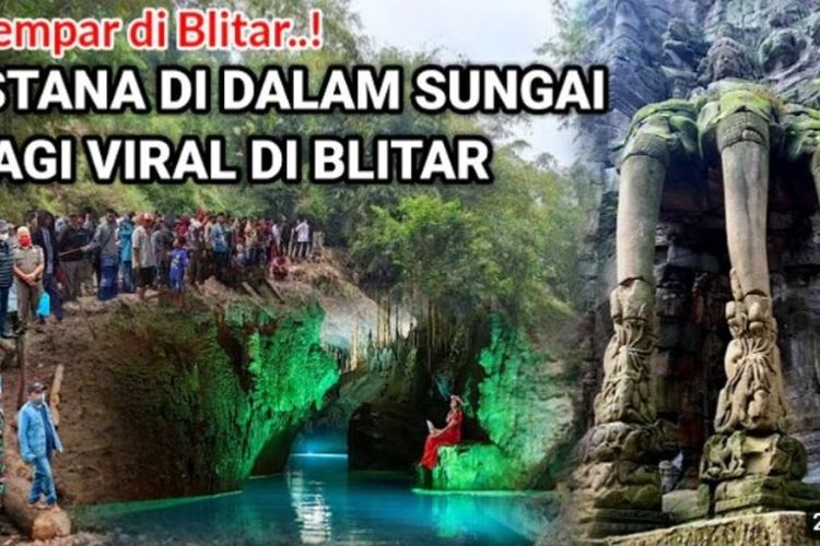 Ditemukan Istana di Dalam Sungai Bawah Tanah Desa Tumpak Kepuh, Ada Selendang Puterinya!