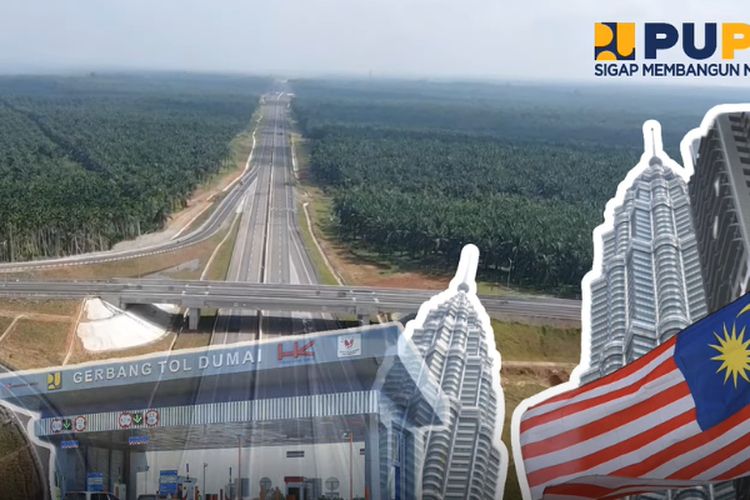 Bisa Healing ke Malaysia, Traffic Jalan Tol di Pekanbaru, Riau Sepanjang 131 km Ini Paling Ramai di JTTS