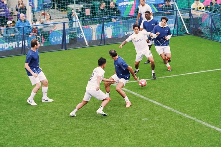 Skor Indonesia All-Star vs UCL Legends Berakhir 10-11, OPPO Beri Apresiasi Perjuangan Tim Garuda