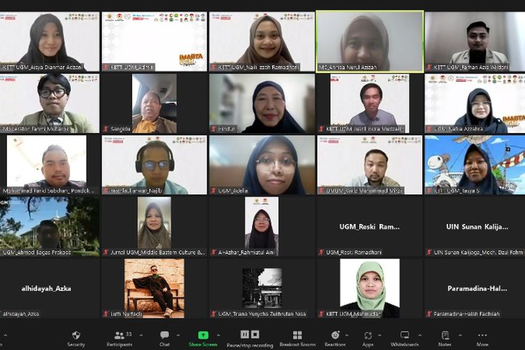 IMABTA UGM dan PPIDK Timtengka Gelar Bincang Isu Timur Tengah, Kulik Identitas dan Eksil Melalui Karya Sastra Arab Kontemporer