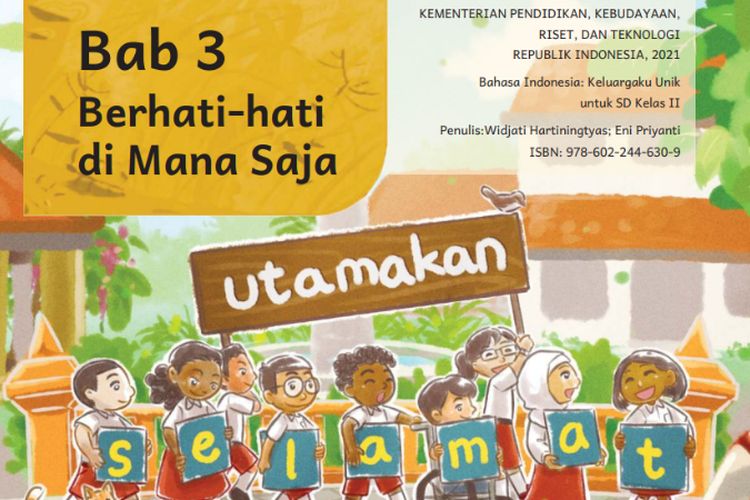 Kunci Jawaban Bahasa Indonesia Kelas 2 SD Bab 3 ‘Berhati-hati di Mana Saja’ Halaman 50 51 52 Kurikulum Merdeka