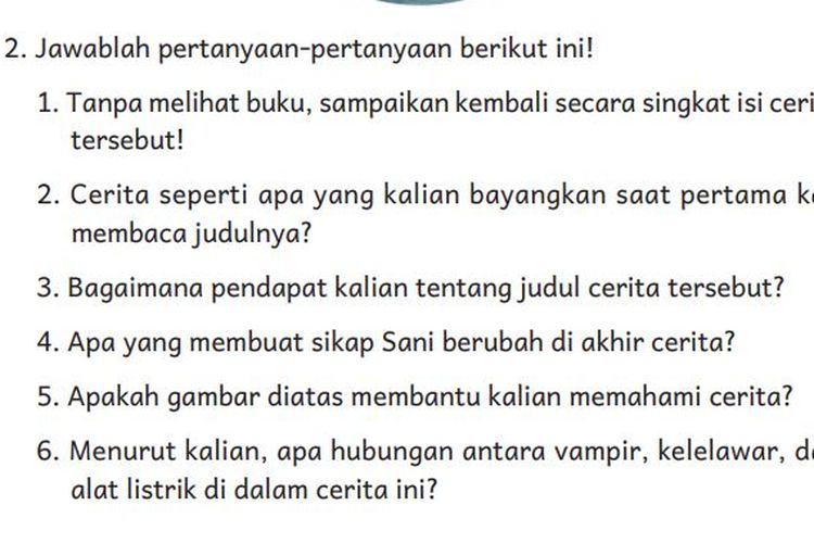 Kunci Jawaban Bahasa Indonesia Kelas 4 SD Halaman 42 Kurikulum Merdeka: Sampaikan Kembali secara Singkat Isi Cerita