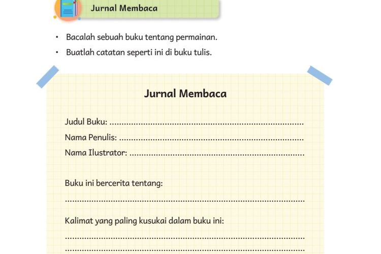 Kunci Jawaban Bahasa Indonesia Kelas 3 Halaman 22 Kurikulum Merdeka: Jurnal Membaca