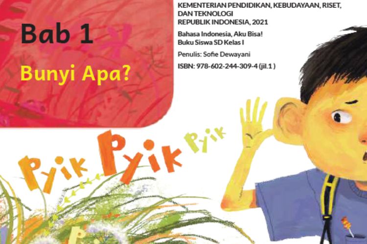 Cerita Bola Boni, Kunci Jawaban Bahasa Indonesia Kelas 1 Bab 1 ‘Bunyi Apa?’ Halaman 2 dan 7 Kurikulum Merdeka