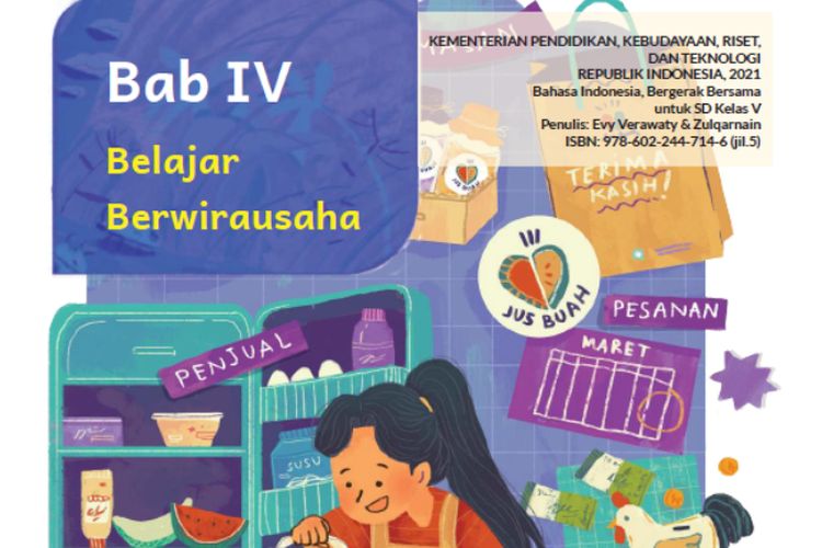 Kunci Jawaban Bahasa Indonesia Kelas 5 SD Kurikulum Merdeka Bab 4 ‘Belajar Berwirausaha’ Halaman 78 79 80