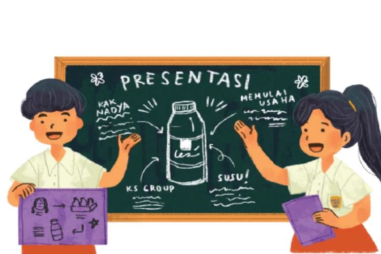 Kunci Jawaban Bahasa Indonesia Kelas 5 SD Kurikulum Merdeka Halaman 81: Persiapan Presentasi Rangkuman Teks Bab 4 ‘Belajar Berwirausaha’